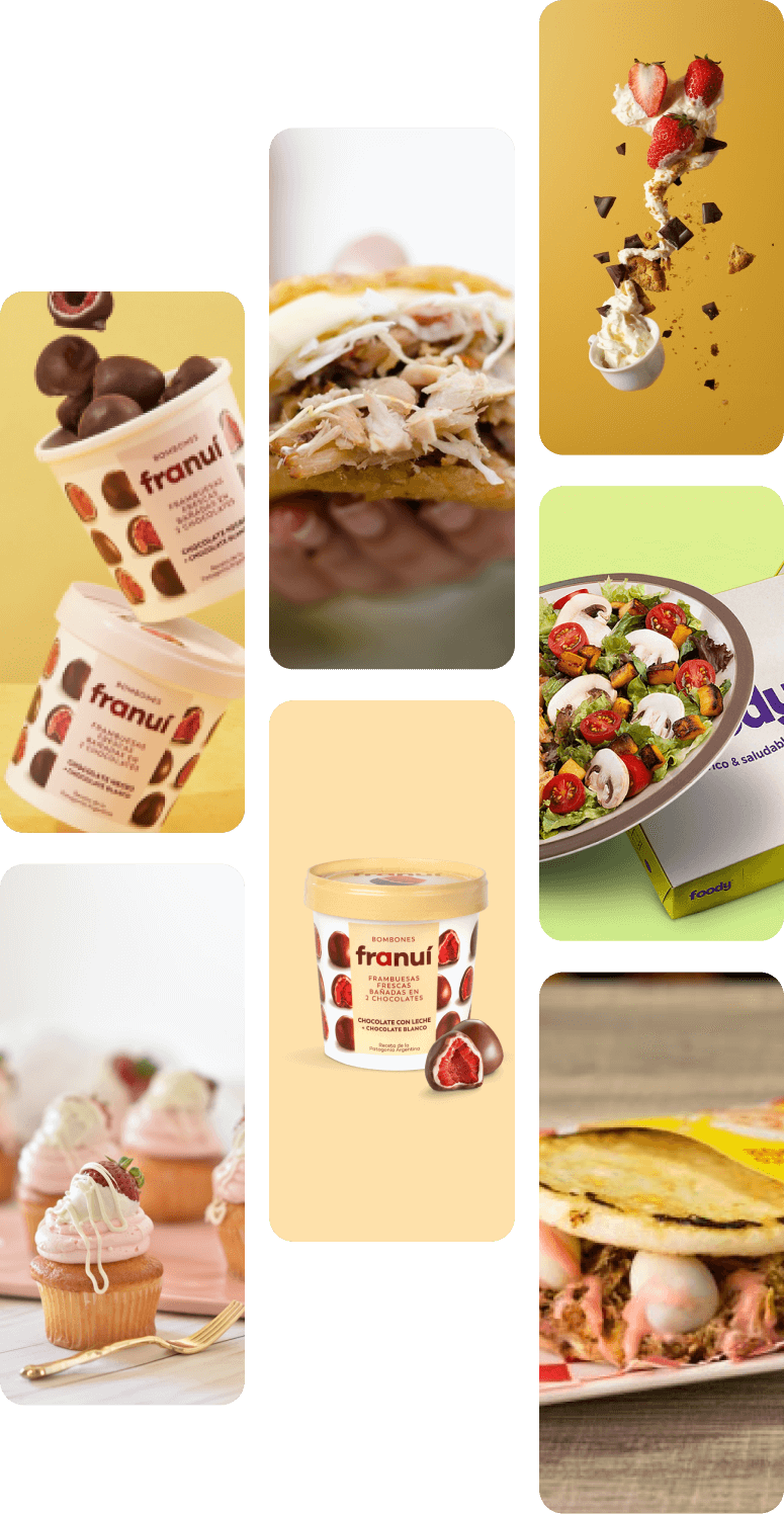 Productos de marcas aliadas distribuidas por Todos Comemos